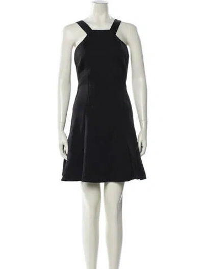 Pre-owned Cushnie Nylon Mini Dress In Black