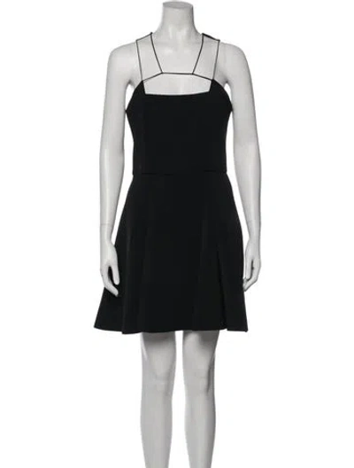 Pre-owned Cushnie Nylon Mini Dress In Black