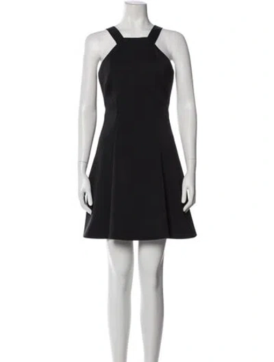 Pre-owned Cushnie Nylon Mini Dress In Gray