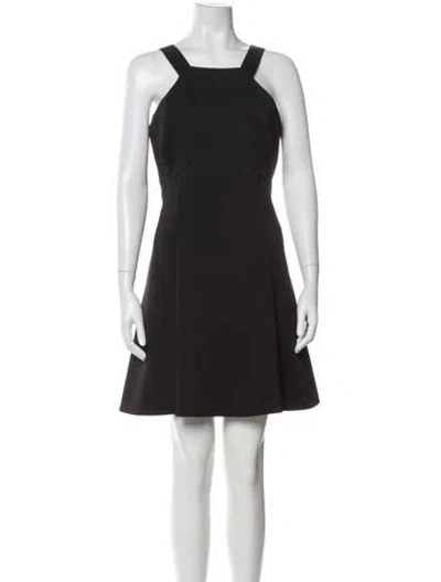 Pre-owned Cushnie Nylon Mini Dress In Gray