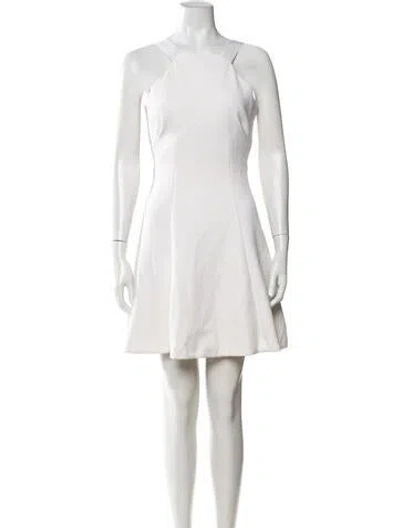 Pre-owned Cushnie Nylon Mini Dress In White