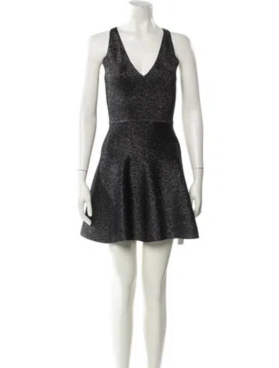 Pre-owned Cushnie Printed Mini Dress In Multi