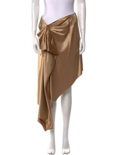 Pre-owned Cushnie Silk Knee-length Skirt W/ Tags