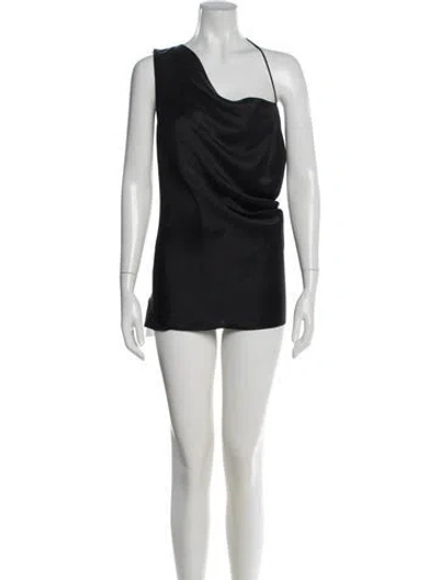 Pre-owned Cushnie Silk Mini Dress In Black