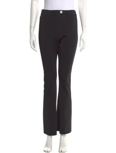 Pre-owned Cushnie Silk Wide Leg Pants In Black