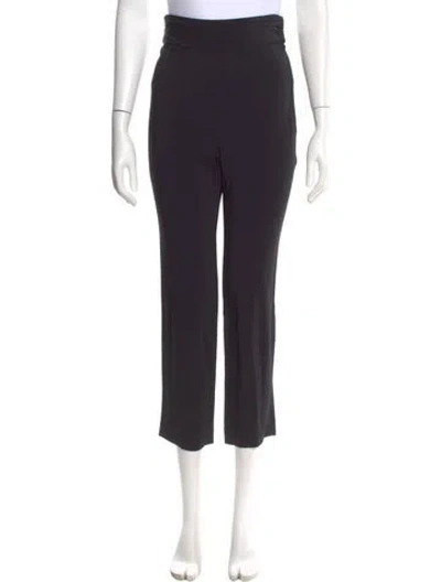Pre-owned Cushnie Straight Leg Pants In Black
