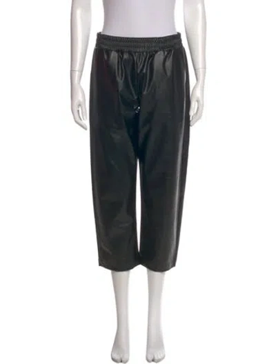 Pre-owned Cushnie Straight Leg Pants In Black