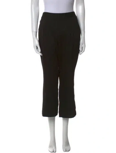 Pre-owned Cushnie Straight Leg Pants In Black