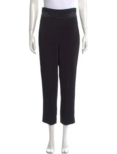 Pre-owned Cushnie Straight Leg Pants In Black