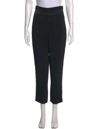 Pre-owned Cushnie Straight Leg Pants In Black