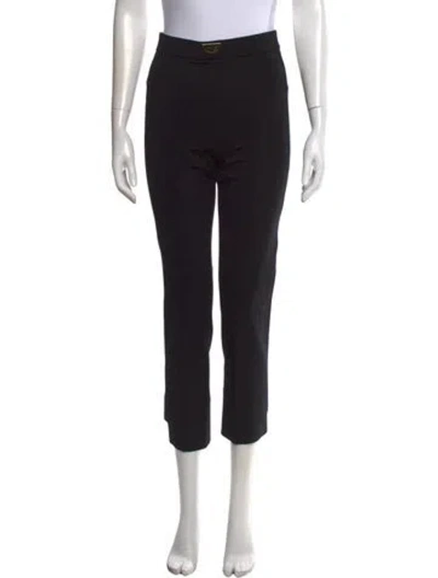 Pre-owned Cushnie Straight Leg Pants In Black
