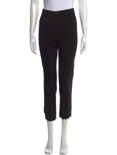 Pre-owned Cushnie Straight Leg Pants In Black