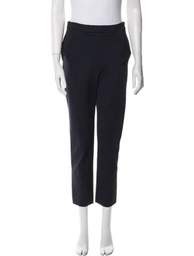 Pre-owned Cushnie Straight Leg Pants In Blue