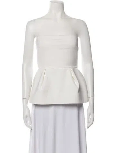 Pre-owned Cushnie Strapless Top In Neutrals