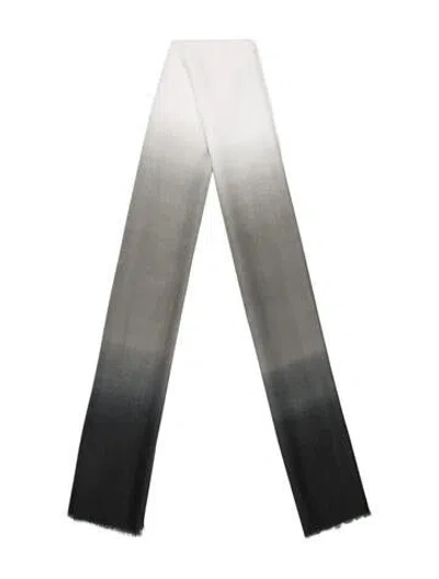 Pre-owned Cushnie Tie-dye Print Shawl In Gray