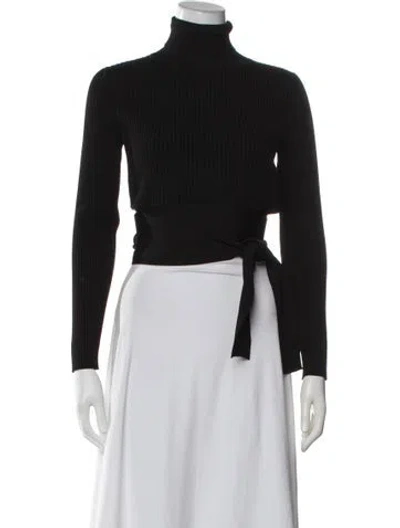 Pre-owned Cushnie Turtleneck Sweater In Black