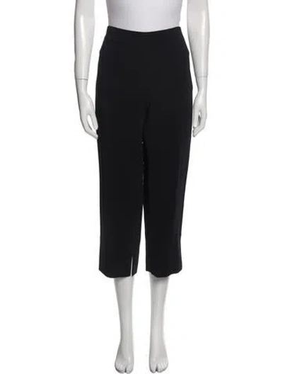 Pre-owned Cushnie Wide Leg Pants In Black