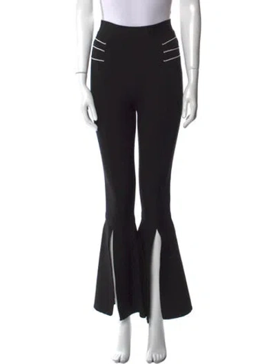 Pre-owned Cushnie Wide Leg Pants In Black