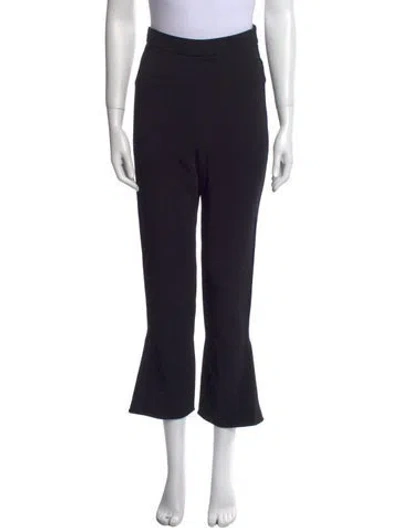 Pre-owned Cushnie Wide Leg Pants In Black