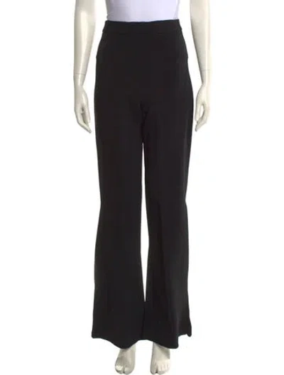 Pre-owned Cushnie Wide Leg Pants In Black