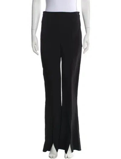 Pre-owned Cushnie Wide Leg Pants In Black