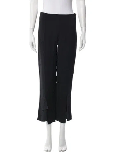 Pre-owned Cushnie Wide Leg Pants In Black