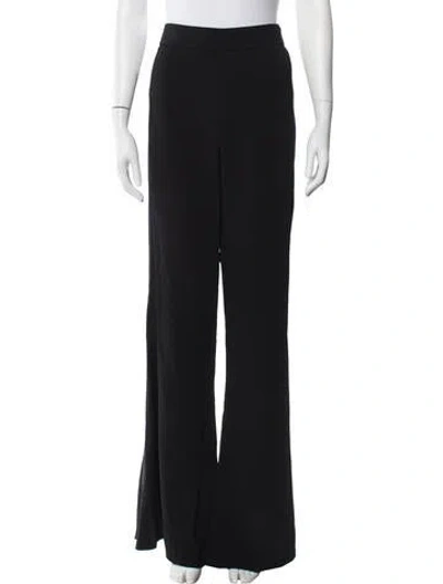 Pre-owned Cushnie Wide Leg Pants In Black