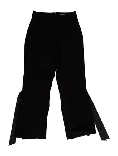 Pre-owned Cushnie Wide Leg Pants In Black