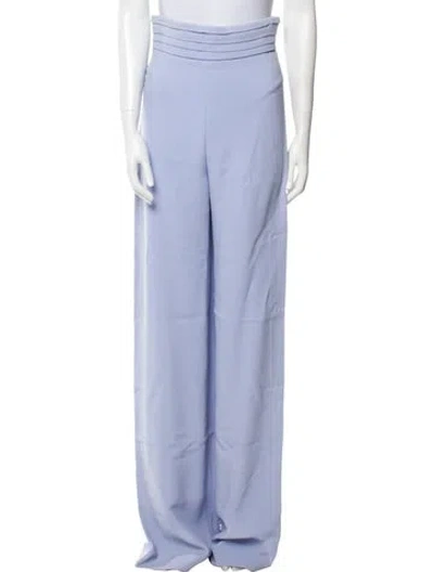 Pre-owned Cushnie Wide Leg Pants In Blue