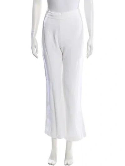 Pre-owned Cushnie Wide Leg Pants In White