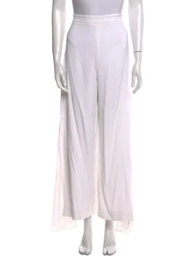 Pre-owned Cushnie Wide Leg Pants In White