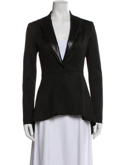 Pre-owned Cushnie Wool Blazer In Black