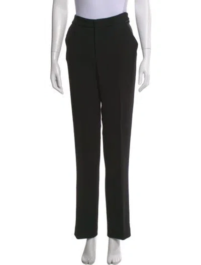 Pre-owned Cushnie Wool Straight Leg Pants In Black