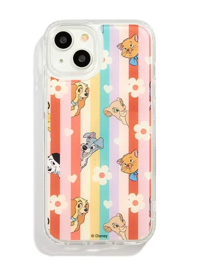 Custard London Disney Character Stripe I Phone Case In Multi