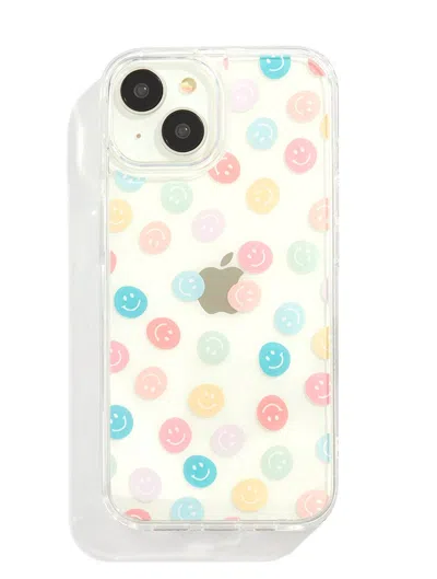 Custard London Multi Coloured Smile Face I Phone Case