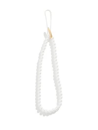 Custard London Pearl Beaded Phone Strap