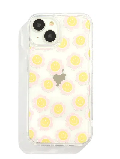 Custard London Pink And Yellow Happy Face I Phone Case