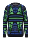Custo Barcelona Blue Cotton Men's Sweater In Black