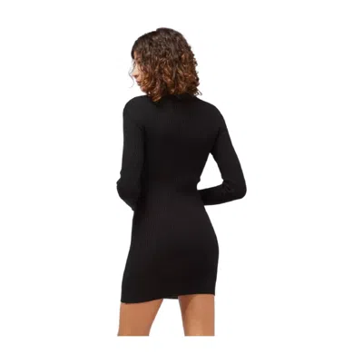 Custo Barcelona Viscose Women's Knitted Women's Dress In Black