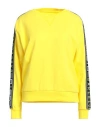 Custo Barcelona Woman Sweatshirt Yellow Size L Cotton, Elastane In Yellow