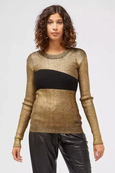 Custo Barcelona Wool Women Women's Sweater In Gold