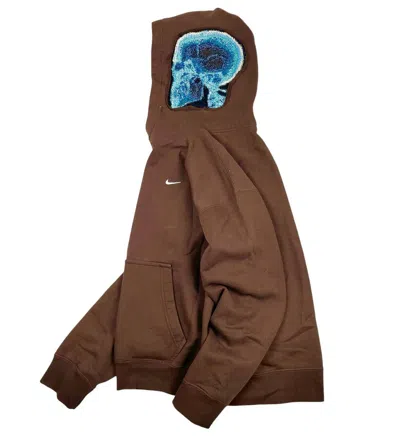 Pre-owned Custom X Nike Vintage Nike Skeleton Custom Reworked Hoodie