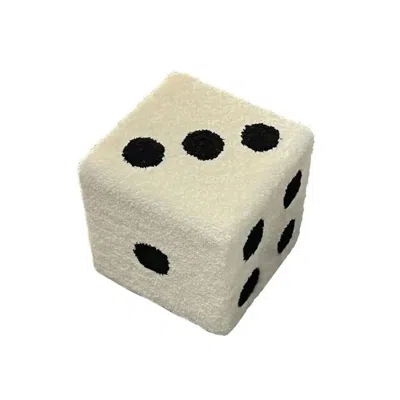 Pre-owned Custom X Softs Dice Pillow In White
