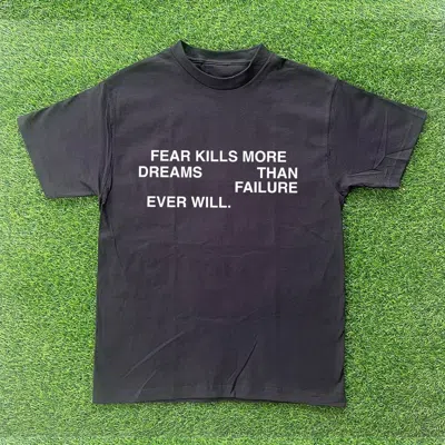 Pre-owned Custom X Vintage Fear Kills More Dream Tshirt In Black