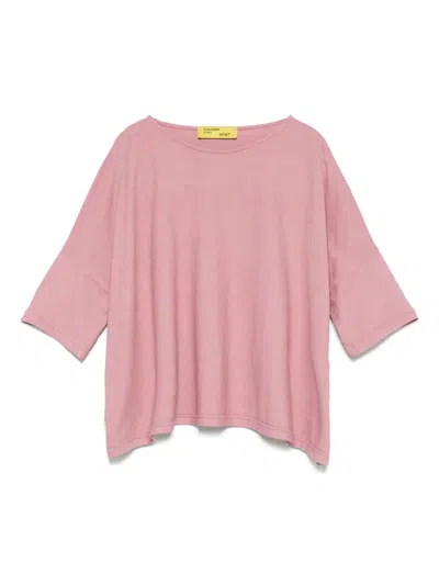 Customer Lovers Cotton T-shirt In Pink