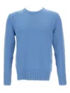 Customer Lovers Crew-neck Wool Sweater In Blue