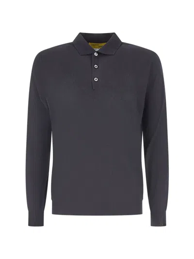 Customer Lovers Long-sleeve Polo Shirt In Blue