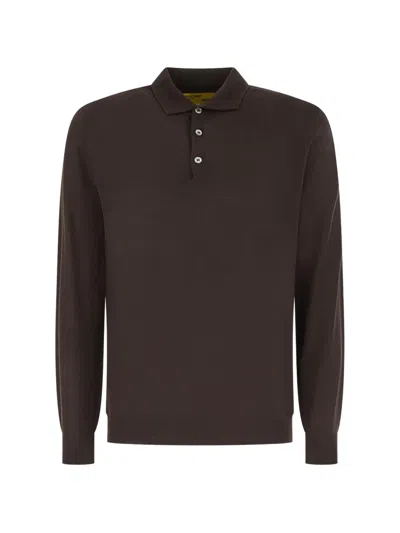Customer Lovers Long-sleeve Polo Shirt In Brown