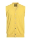 Customer Lovers Man Cardigan Yellow Size Xl Cashmere