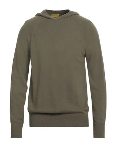 Customer Lovers Man Sweater Military Green Size Xl Wool, Cashmere, Viscose, Polyamide